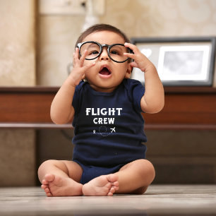 Crew-Flugflugzeug mit modernem Flug Baby Strampler