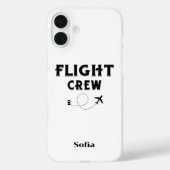 Crew-Flugflugzeug mit modernem Flug Case-Mate iPhone Hülle (Rückseite)