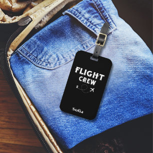 Crew-Flugflugzeug mit modernem Flug Gepäckanhänger
