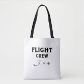 Crew-Flugflugzeug mit modernem Flug Tasche (Vorderseite)