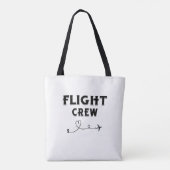 Crew-Flugflugzeug mit modernem Flug Tasche (Rückseite)