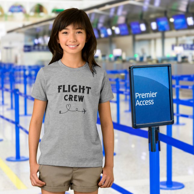 Crew-Flugflugzeug mit modernem Flug Tri-Blend Shirt (Von Creator hochgeladen)