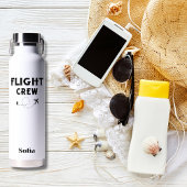 Crew-Flugflugzeug mit modernem Flug Trinkflasche