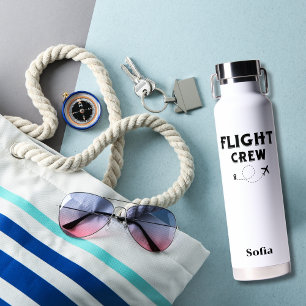 Crew-Flugflugzeug mit modernem Flug Trinkflasche