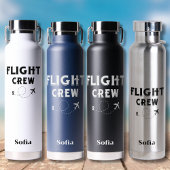 Crew-Flugflugzeug mit modernem Flug Trinkflasche