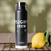 Crew-Flugflugzeug mit modernem Flug Trinkflasche