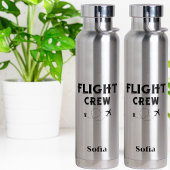 Crew-Flugflugzeug mit modernem Flug Trinkflasche