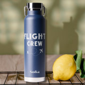 Crew-Flugflugzeug mit Niedlichem Blau Trinkflasche