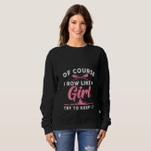 Crew Frauen in sonnigen Rudern Sweatshirt (Vorne ganz)