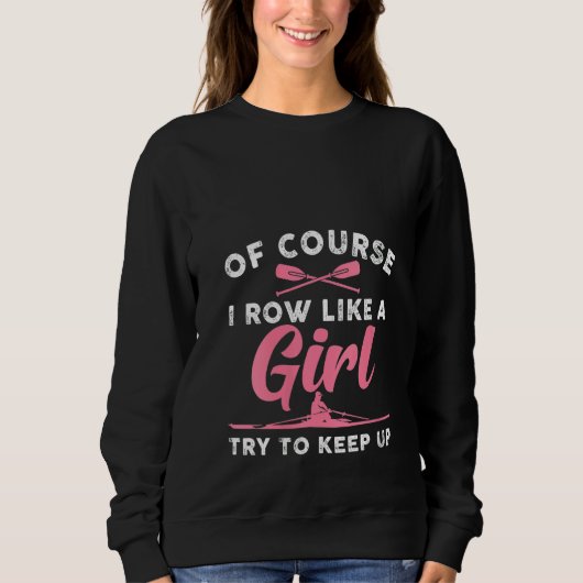 Crew Frauen in sonnigen Rudern Sweatshirt (Vorderseite)