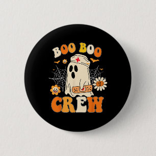 Crew für Damen Halloween-Outfits-Ära Button