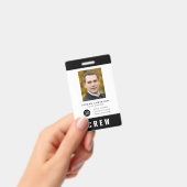 Crew für das Foto mit benutzerdefinierten Farbkomb Ausweis (Handheld)