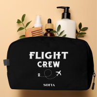 Crew für den Flug in der Reisegruppe