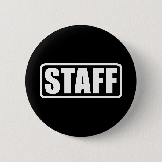 Crew für die Sicherheit von Veranstaltungspersonal Button (Vorderseite)