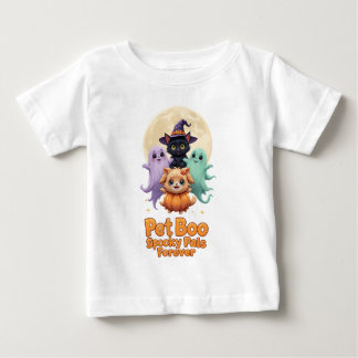 Crew für Haustiere - Niedliche Geister mit Katze u Baby T-shirt