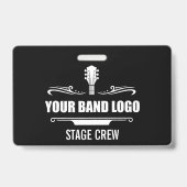Crew für Ihre Band-Logo-Bühne Ausweis (Vorderseite)