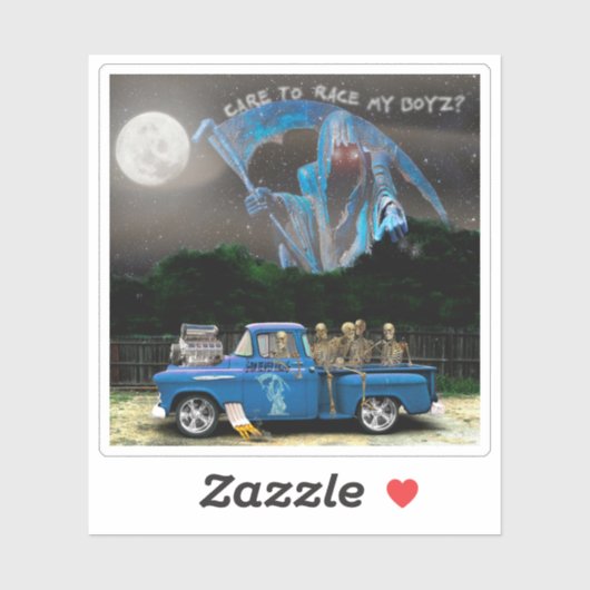 Crew für Lastkraftwagen Aufkleber (Blatt)