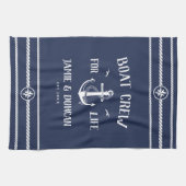 Crew für Leben Wassersport Moderner Individuelle N Geschirrtuch (Horizontal)