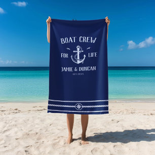 Crew für Leben Wassersport Moderner Individuelle N Strandtuch