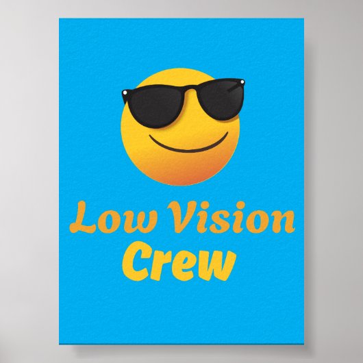 Crew für Menschen mit Sehbehinderung Poster (Vorne)