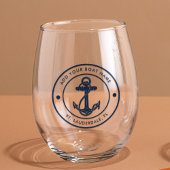 Crew für Nautische Ankerbootnamen Weinglas Ohne Stiel
