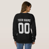 Crew für personalisierte Cousin Sweatshirt (Schwarz voll)