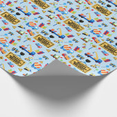 Crew Geburtstag Personalisiert Geschenkpapier (Ecke)