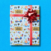 Crew Geburtstag Personalisiert Geschenkpapier