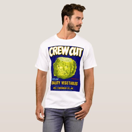 Crew Gemüseschutzetikett schneiden T-Shirt (Vorne ganz)