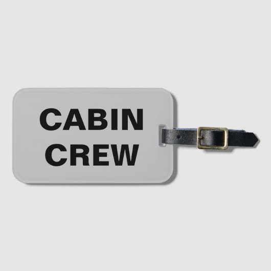 Crew Gepäckanhänger (Vorderseite (Horizontal))