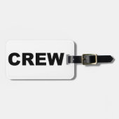 CREW GEPÄCKANHÄNGER (Vorderseite horizontal)