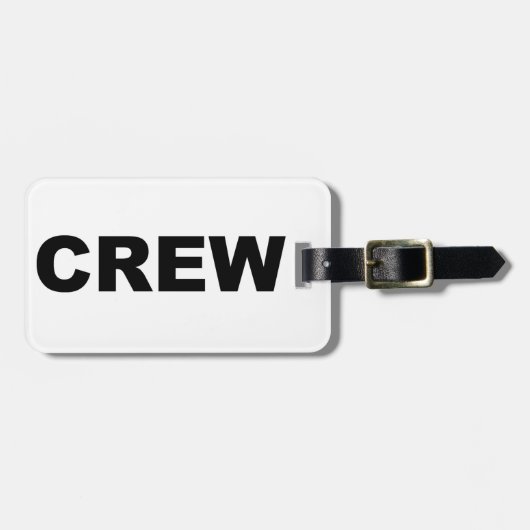 CREW GEPÄCKANHÄNGER (Vorderseite horizontal)
