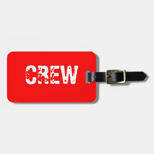 Crew Gepäckanhänger (Vorderseite horizontal)