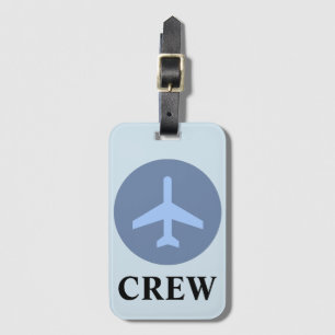 Crew-Gepäckanhänger in Vintage-Blau Gepäckanhänger