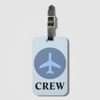 Crew-Gepäckanhänger in Vintage-Blau Gepäckanhänger
