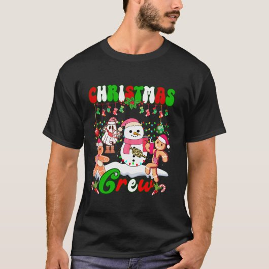 Crew Gingerbread Boujee Ghost Xma T-Shirt (Vorderseite)