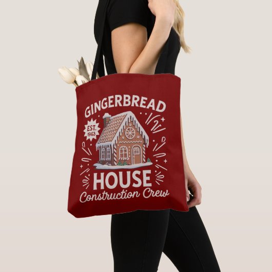 Crew Gingerbrot House Construction Funny Xmas Tasche (Von Nahem)