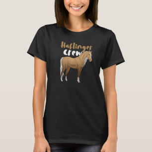 Crew Haflinger Reitsport Liebe Girl Andalusien T-Shirt