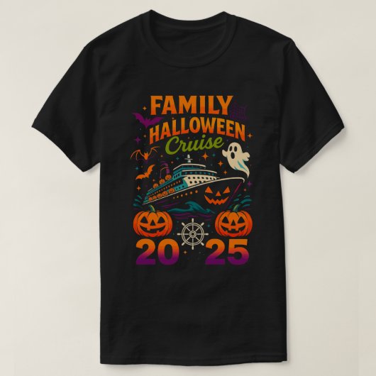 Crew Halloween Cruise 2025 T-Shirt (Design vorne)