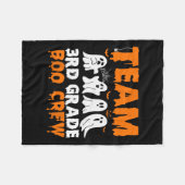 Crew Halloween Ghost der dritten Klasse Fleecedecke (Vorderseite (Horizontal))
