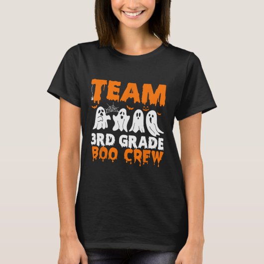 Crew Halloween Ghost der dritten Klasse T-Shirt (Vorderseite)