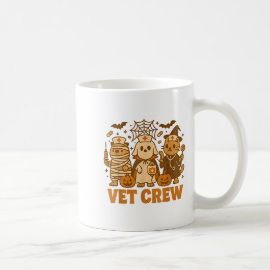 Crew Halloween Kostüm Hund Katze Capybara Haustier Kaffeetasse (Rechts)