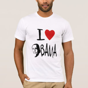 Crew-Halst-stück Liebe I Obama-Männer T-Shirt