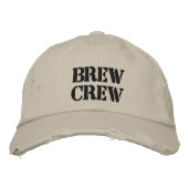 Crew HAT Bestickte Baseballkappe (Vorderseite)