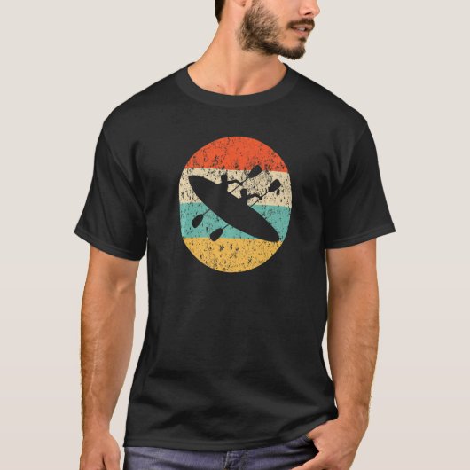Crew im Retrostil Sunset Grunge T-Shirt (Vorderseite)