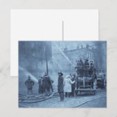 Crew in Aktion - Vintag Postkarte (Vorne/Hinten)