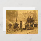 Crew in Aktion - Vintag Postkarte (Vorne/Hinten)