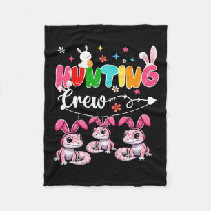 Crew Jagen Drei Oster Bunny Geckos Jagd Ei Fleecedecke