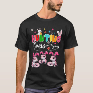 Crew Jagen Drei Oster Bunny Geckos Jagd Ei T-Shirt