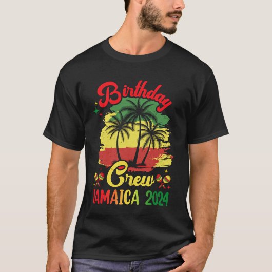 Crew Jamaica 2024 30. 50. Party Vacatio T-Shirt (Vorderseite)